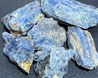 Blauwe kyanietkristallen Ruwe ruwe stenen (per stuk of pond) Groothandel edelsteendecoratielevering Healing kristallen en stenen