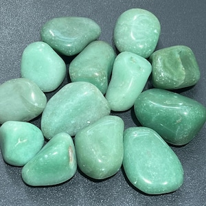 Large Green Aventurine Tumbled Stones (By The Piece or Pound) Wholesale Gemstone Decor Supply Healing Crystals And Stones