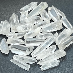 Lemurian Clear Quartz Crystal Points (By The 3 Pc or 1 LB) Rough Raw Gemstone Decor Wholesale Bulk Supply Healing Crystals And Stones