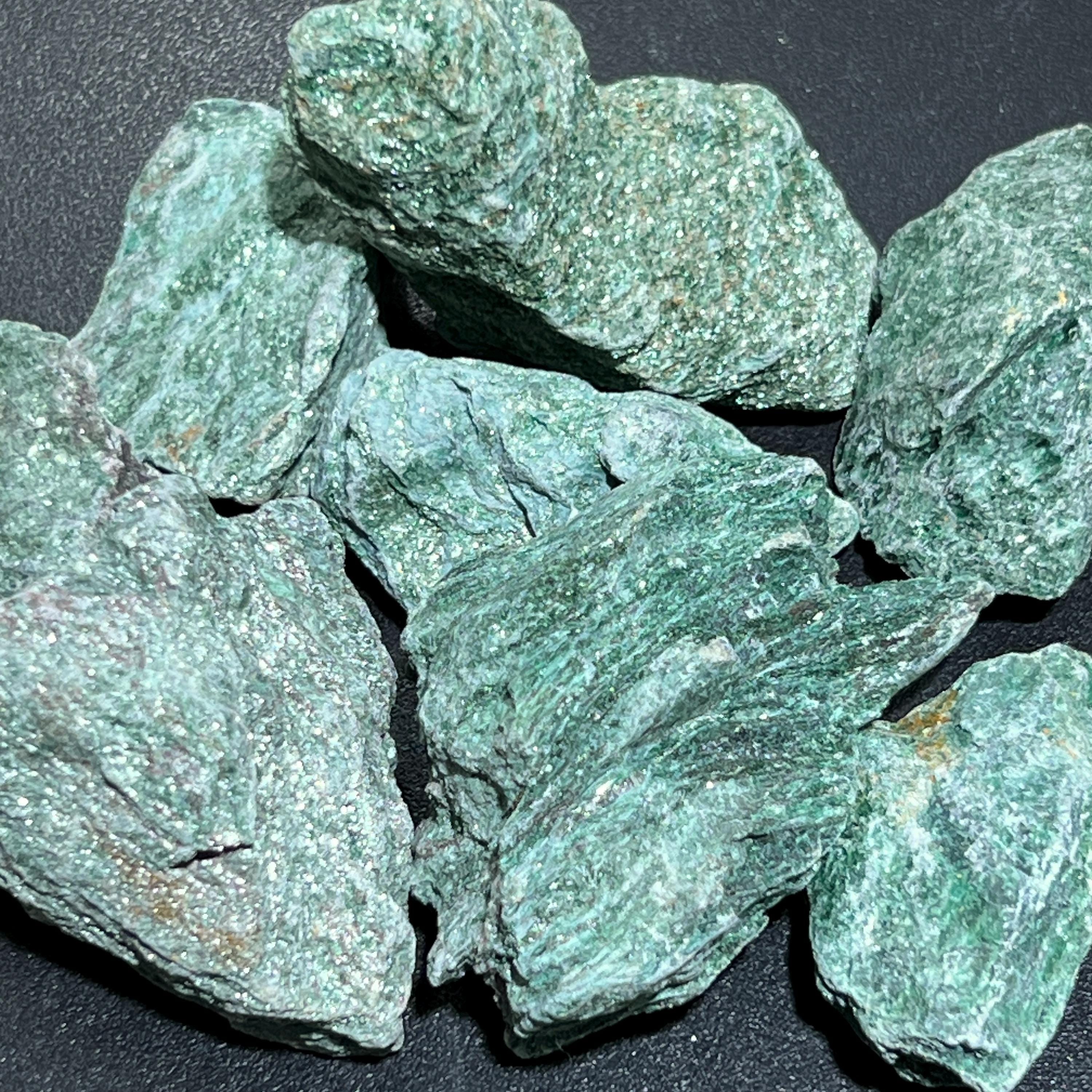 Green Fuchsite Rough Raw Stones (By The Piece or Pound) Wholesale Gemstone Decor Supply Healing Crystals And Stones