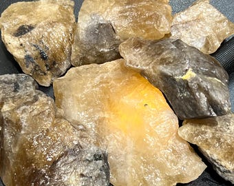 Large Brazil Citrine Crystals (Natural Untreated) Rough Raw Stones (By The Piece or Pound) Wholesale Gemstone Decor Supply