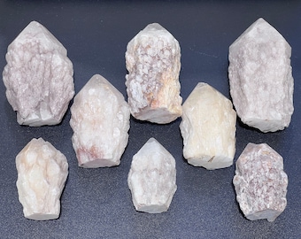 Candle Quartz Standing Crystals ( S / M / L ) Rough Raw Healing Crystals And Stones