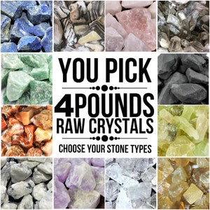 4 LBs Free US Shipping Crystal Bundle Builder Kit (Many Options, One Price) Wholesale Gemstone Mineral Collection Gift Set Quartz Amethyst