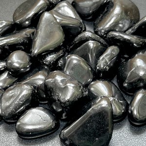 Shungite Tumbled Stones (By The Piece Or Pound)  Wholesale Gemstone Decor Supply Healing Crystals And Stones