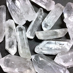 Clear Quartz Crystal Points (5 Kilos)(11 Lbs) Wholesale Bulk Lot Natural Brazil Raw Crystals