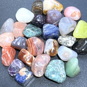 Mixed Tumbled Stones (By The Ounce or Pound) Wholesale Gemstone Decor Supply Healing Crystals And Stones