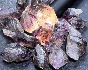 Rauchige Shangaan-Amethyst-Punkte und Zepter aus Simbabwe Großhandelsedelstein-Dekor-Versorgungsmaterial-Heilkristalle und -steine