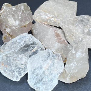 Large Raw Quartz Crystal Rough Stones (By The Piece or Pound) Genuine Natural India Mineral