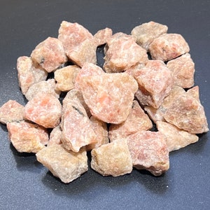 Sunstone (Heliolite) Crystal Rough Raw Stones (By The Piece or Pound) Wholesale Gemstone Decor Supply Healing Crystals And Stones