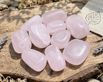 Pink Mangano Calcite Tumbled Stones (UV Reactive)(By The Piece Or Pound) Natural Genuine Gemstones Decor Supply