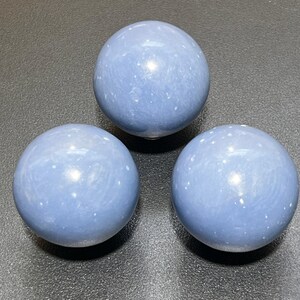 Blaue Angelit-Kristallkugel (1,5 Zoll) Großhandelsedelstein-Dekor-Versorgungsmaterial-heilende Kristalle und Steine