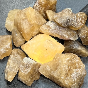 Citrine Crystal (Untreated) Rough Raw Stones (By The Piece or Pound) Wholesale Gemstone Decor Supply Healing Crystals And Stones
