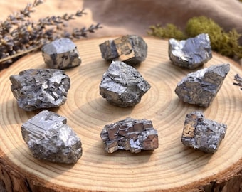 Galena Crystal Stones Rough Raw Specimens Natural Genuine Moroccan Mineral