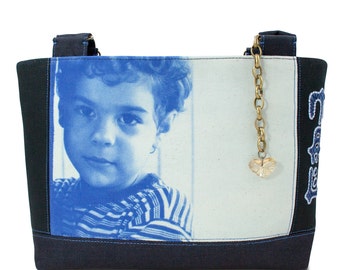 Kandi Zip Top Tote Bag Muster