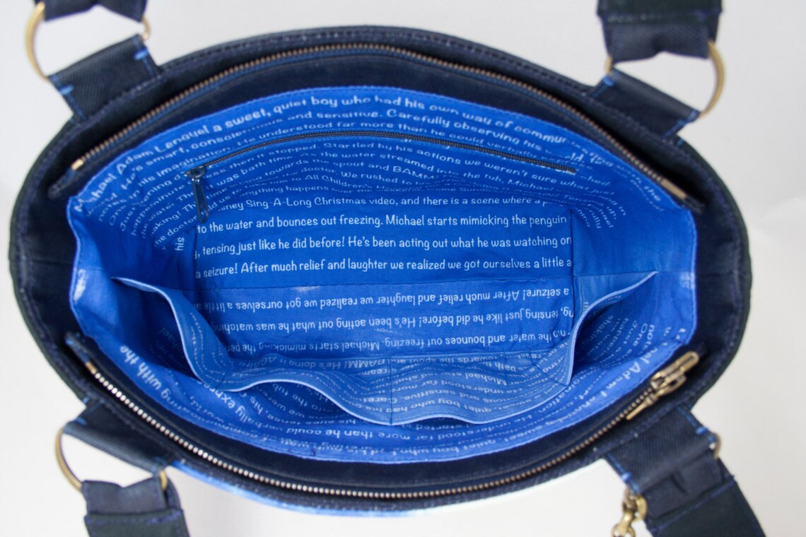 Kandi Zip Top Tote Bag Pattern Etsy