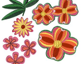 Great Life Flower Grouping 1 Embroidery Designs for Weddings & Special Occasions