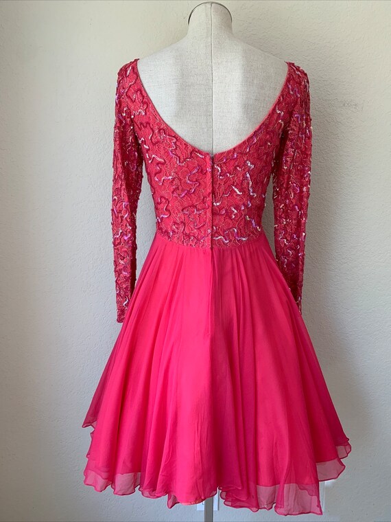 Vintage 50s 60s Emma Domb Party Prom Dress Barbie… - image 6