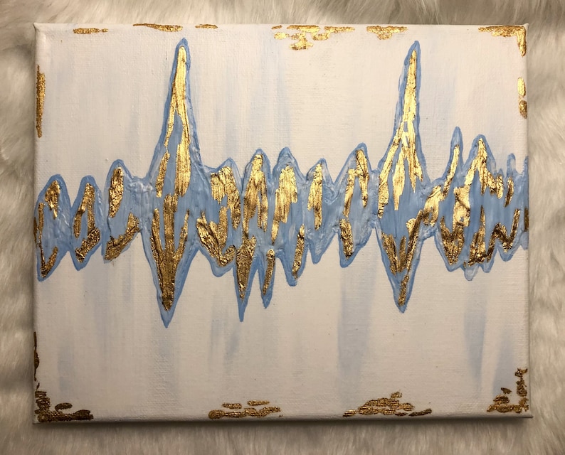 Babys Heartbeat Babys Heartbeat Painting on Canvas Etsy