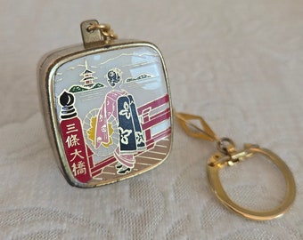 J-HOPE 展示会 AND WHAT? どんぐり キーリング サンアントニオ Vintage Sankyo Music Box Keychain With Photo Holder and