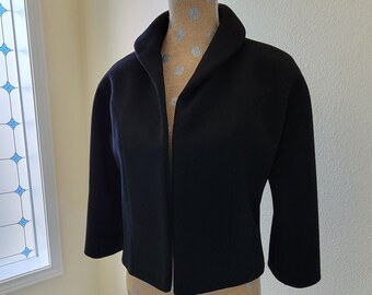 Cropped Wool Jacket - Etsy