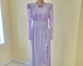 Lavender Lace Dress - Etsy