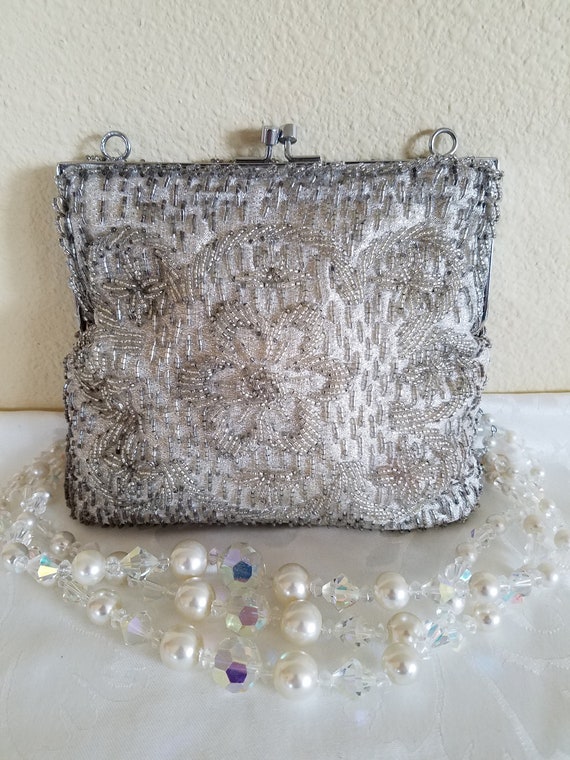 vintage hand beaded evening bags