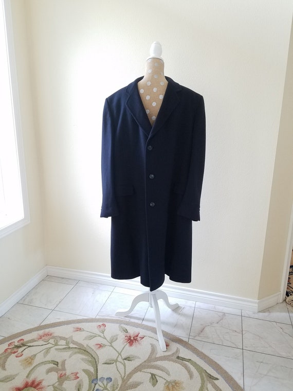 men's 100 percent cashmere overcoat