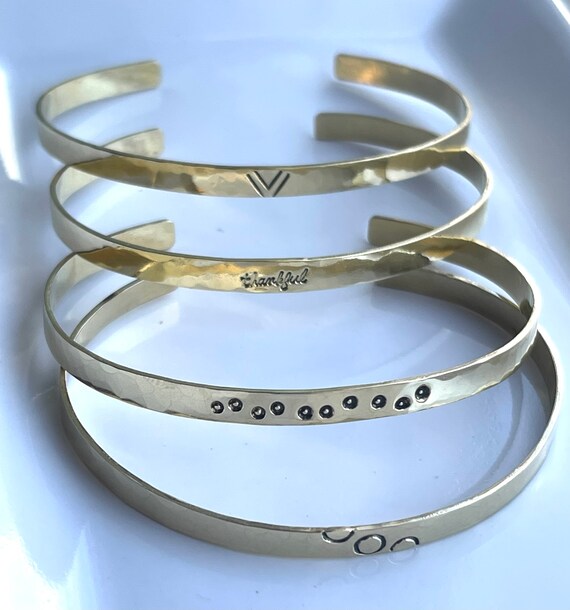 Brass Cuff Bracelets