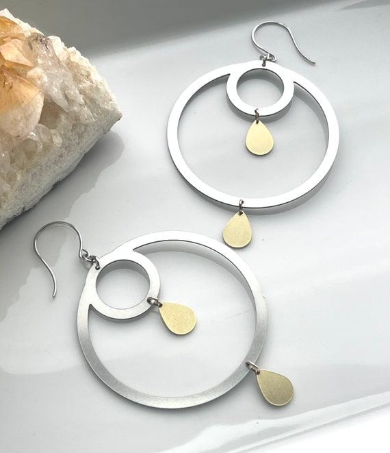 SALE * Mixed Metal LURRA EARRINGS