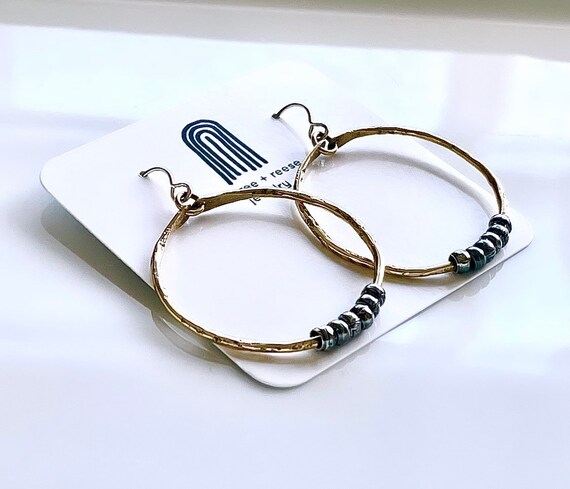 TAIYA HOOPS (Brass/Small)