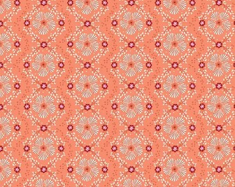 Shell Brocade Cotton Fabric by the Yard - Siren Seas Collection