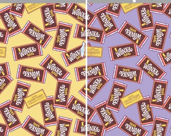 Wonka Bars Cotton Fabric by the Yard - Willy Wonka 2 Collection - Camelot 23230203