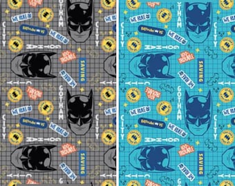 Gotham City Gridlock Cotton Fabric by the Yard - Batman II Collection - Camelot 23200370