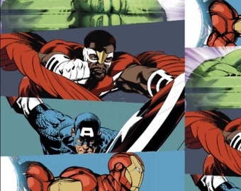 Avengers Super Heroes Fleece Fabric by the Yard - Springs Creative 71012-A620710