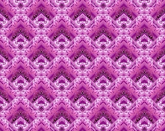 Magenta Lace Cotton Fabric by the Yard - Unicorn Collection - In The Beginning 10UN-1