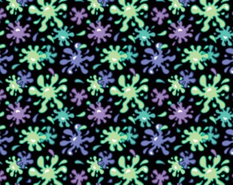 Splat Cotton Fabric by the Yard - I Want to Believe Collection - Camelot Fabrics 21210505