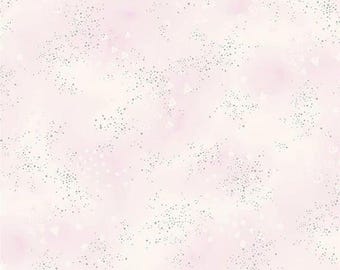 Pink Cotton Fabric by the Yard - Glitter - Laurel Burch Basics Collection