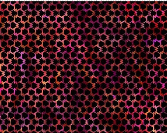Red Thermal Cotton Fabric by the Yard - Sci-Fi Collection - In The Beginning 6SCI-1