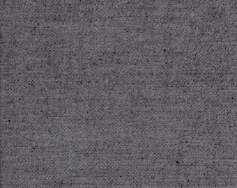 Backing Gray Cotton Fabric by the Yard - Peppered Cottons Collection