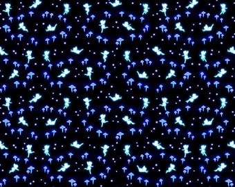 Fairy Rings Cotton Fabric by the Yard - Magic Moon Garden Collection - Henry Glass 794G-99