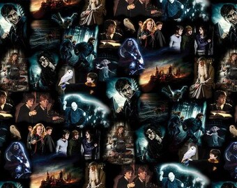 Moments Cotton Fabric by the Yard - Harry Potter 2nd Edition Collection