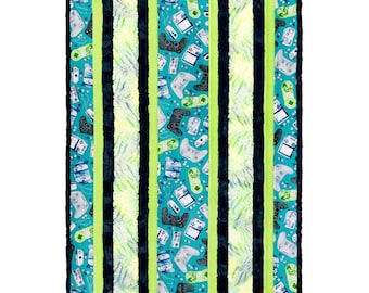 Level Up Cuddle Polyester Fabric Quilt Kit - Fabulous 5 Kit Collection - Shannon Fabrics
