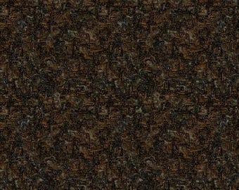 Metal Rust Cotton Fabric by the Yard - Steampunk Menagerie Collection