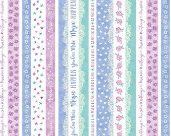 Dreamers Stripe Cotton Fabric by the Yard - Dreamers Collection - Benartex Contempo 13408P-84B
