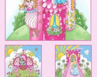 Once Upon a Time Cotton Fabric Panel - Once Upon a Time Collection - Henry Glass 133P-27