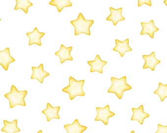 Stars Cotton Fabric by the Yard - Dragon Friends Collection