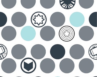 Avengers Various Icons Cotton Fabric by the Yard - Springs Creative 71587-6510710