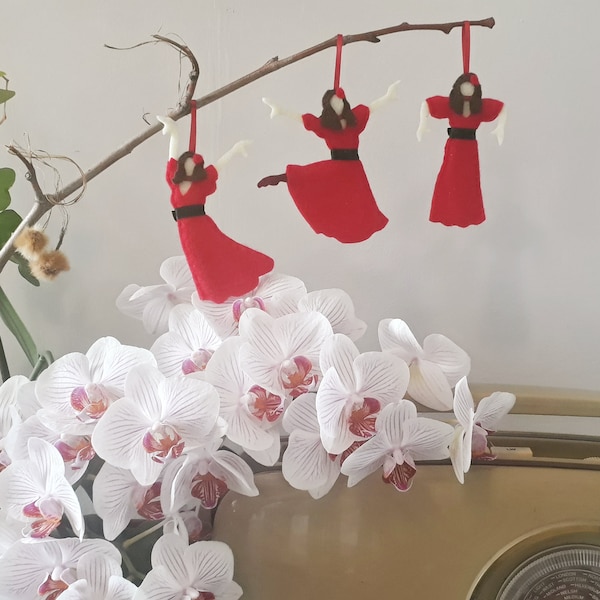 Kate Bush Wuthering Heights Felt Hanging Decoration