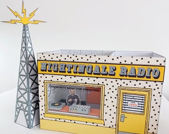 Build-Your-Own Model Radio Station Toy