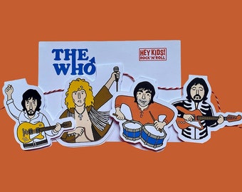 The Who Garland / Card Set - 1970s Rock God edition!